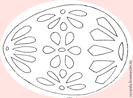 Бумажные пасхальные яйца с эффектом мозаики