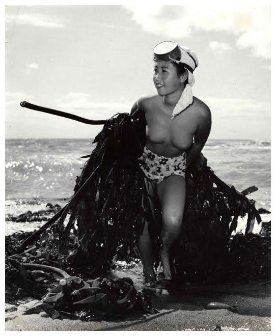 Отважные и прекрасные женщины Ама - ловцы жемчуга. Японский пинап., фото № 1