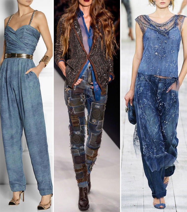 Дизайнерская одежда из джинса