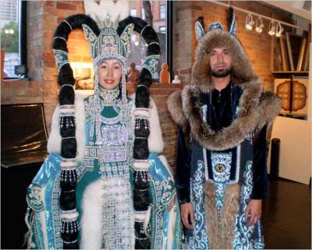 Мужской якутский национальный костюм