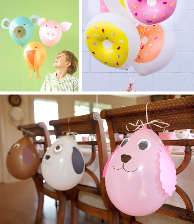 Украсить воздушными шарами праздник