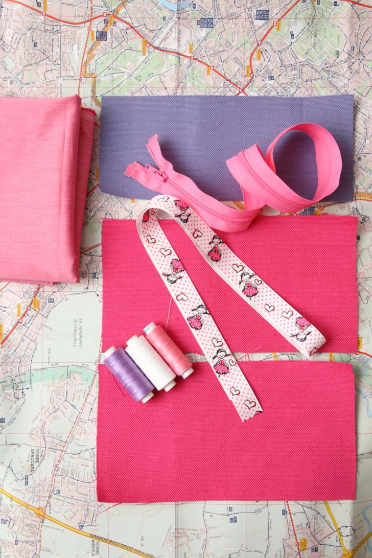 Как сшить яркую косметичку на молнии, фото № 1