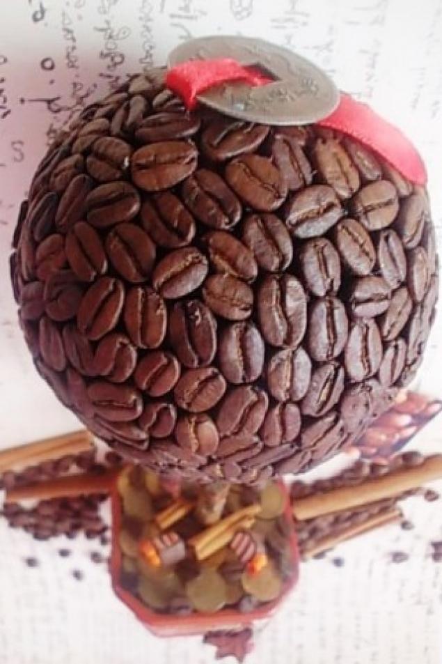 Мастер-класс по созданию топиария из кофейных зерен