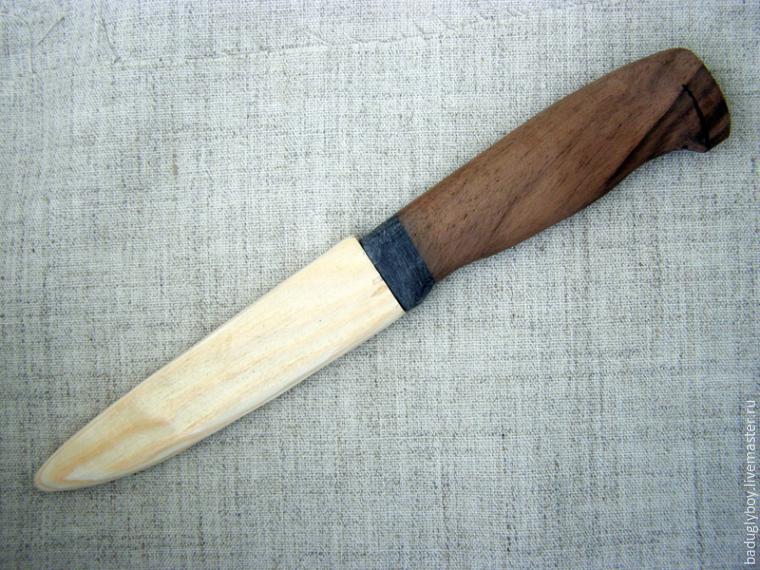 Мастерим ножны для ножа с грибком, фото № 14