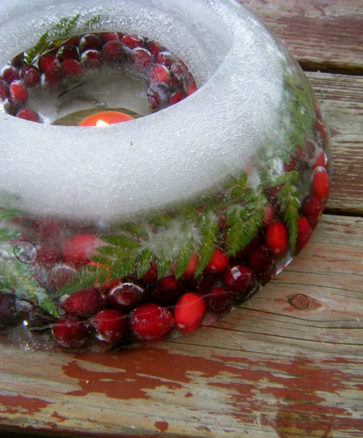 Новогодний декор «Ветка искусственная» с заснеженными ягодами, 1 шт. 9314667
