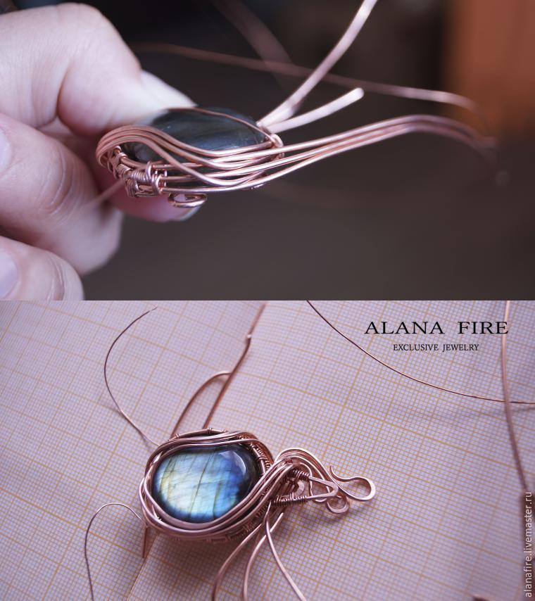 МК браслет wire Wrap