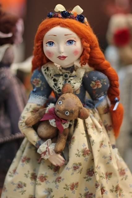 Кукла из папье маше на шарнирах
