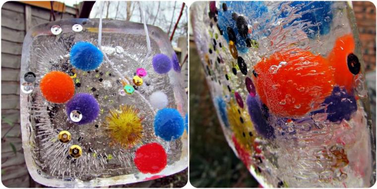 Как залить воду в шарики воздушные. Цветные ледяные шары. Цветной лед. Ледяные игрушки. Ледяные фигурки для детского сада.