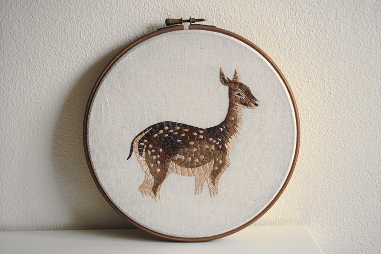 Beautiful Tiny Animals Embroidered By Chloe Giordano