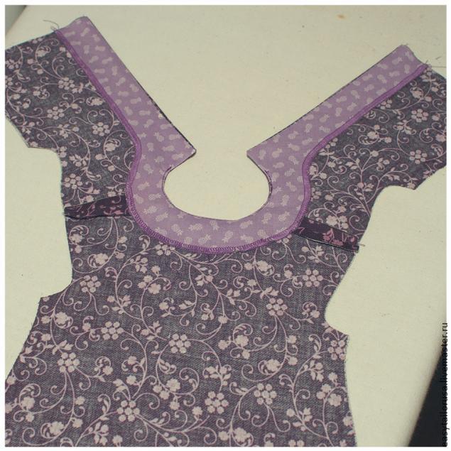 Шьем платье для текстильной куклы в винтажном стиле, фото № 17