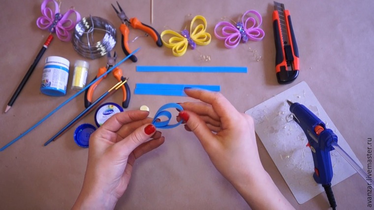 Мастерим бабочек и стрекоз из фоамирана, фото № 11