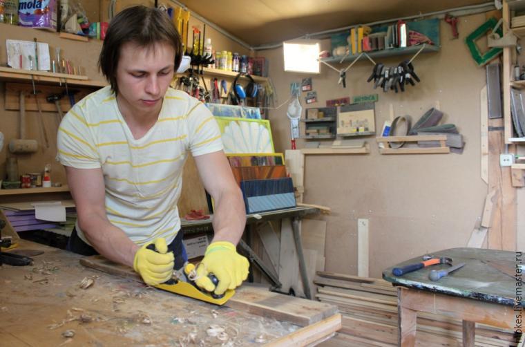 Делаем из поддона зеркало в стиле «лофт», фото № 4