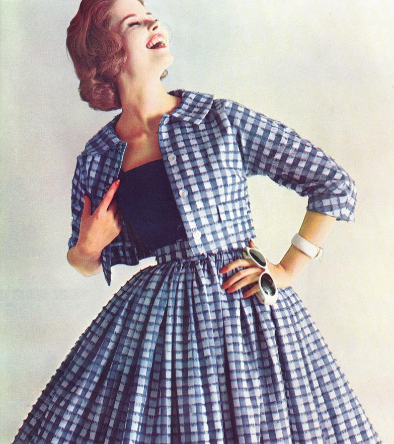 Женская одежда 1950 годов