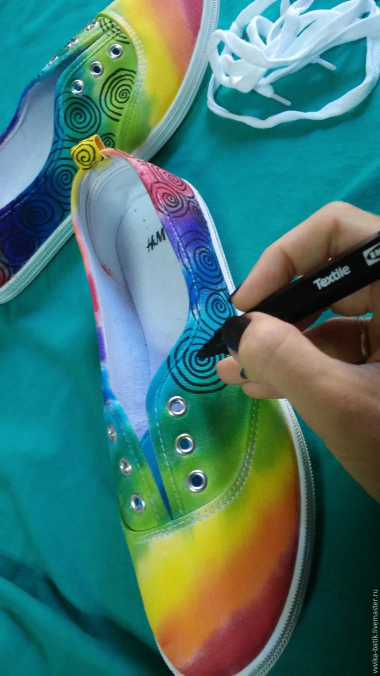 Gym shoe clearance paint