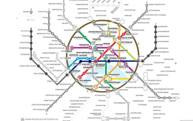 Метро станция румянцево на схеме метро