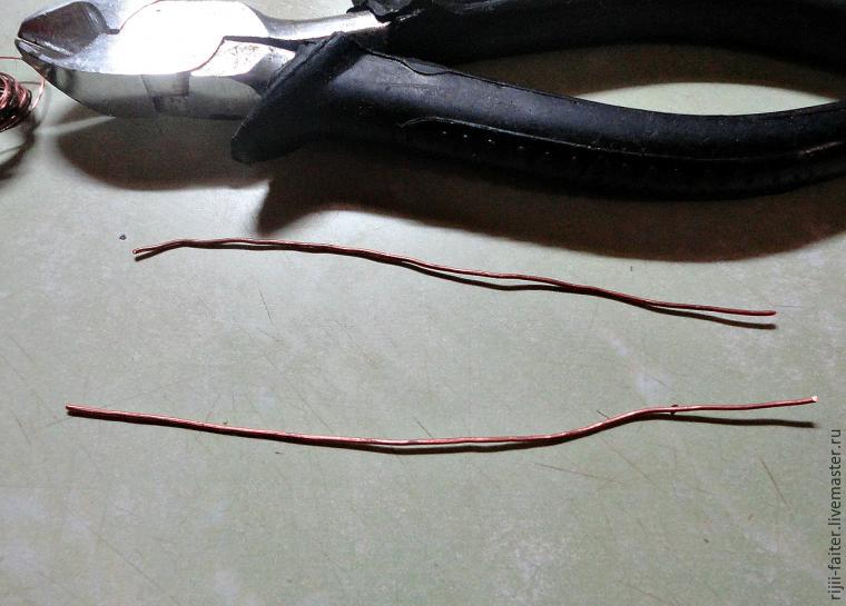 Создаем кулон «Козерог» в технике wire work, фото № 2