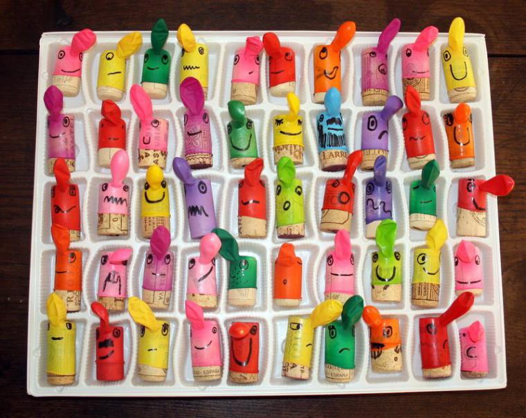 Делаем картину-панно из винных пробок и еще много идей из пробок, фото № 19