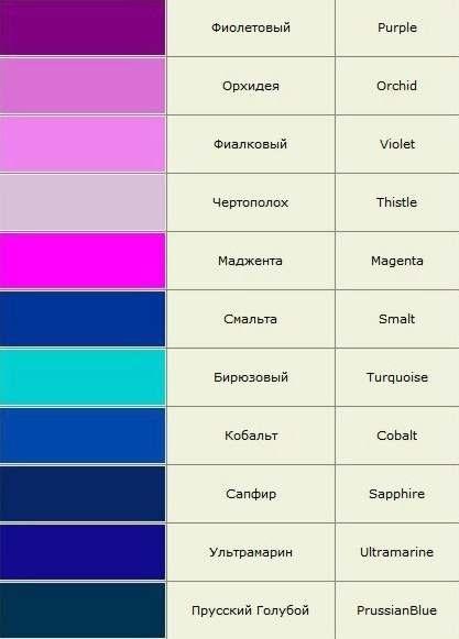 Что означает фиолетовый цвет цветов