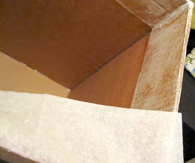 Ящик для белья из картона и бумажных салфеток, фото № 13 Ящик для белья из картона и бумажных салфеток, фото № 13