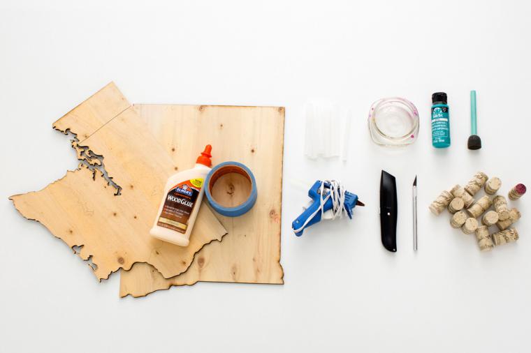 Делаем картину-панно из винных пробок и еще много идей из пробок, фото № 1