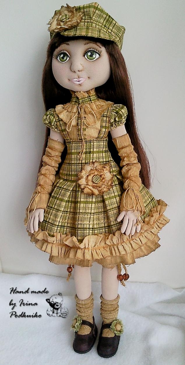 текстильная кукла на шарнирах мк