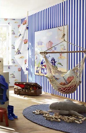 Ковер в детскую комнату в морском стиле
