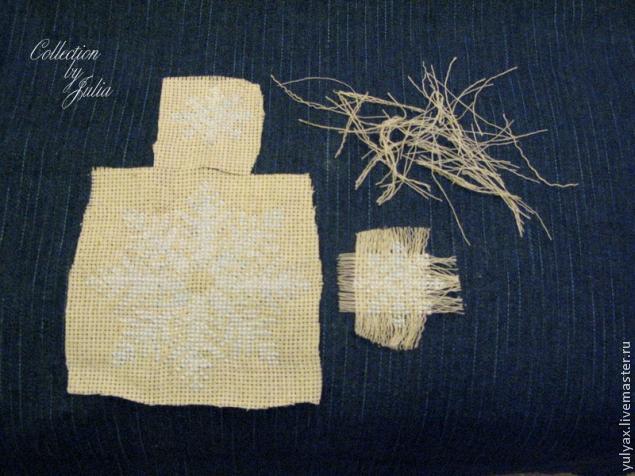 Как сделать вышивку на плотной ткани, фото № 8