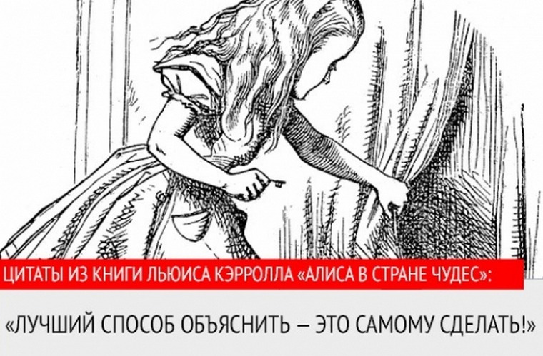 Алиса в стране чудес цитатный план