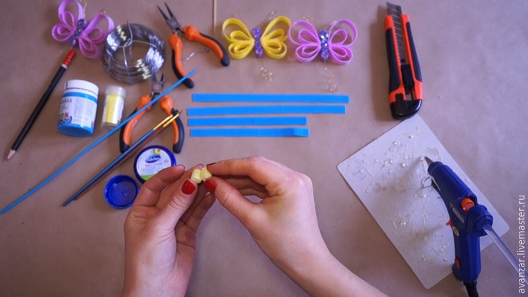 Мастерим бабочек и стрекоз из фоамирана, фото № 5