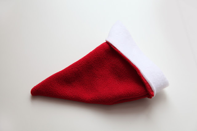 Шапка Санта Клауса для тильда-зайки, фото № 11