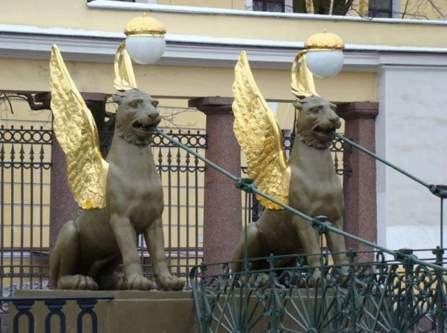Львы санкт петербурга фото