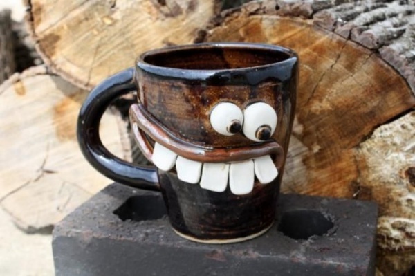 Парящая чашка с кофе: топиарий своими руками