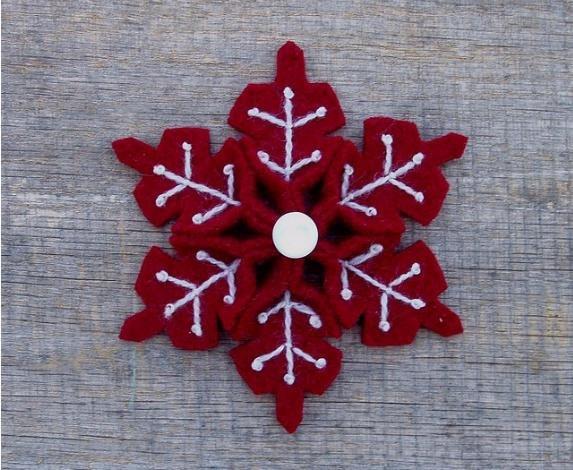 Felt Snowflake Tutorial 