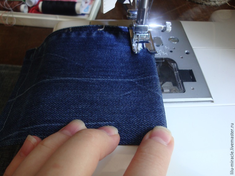 Шьем газетницу из джинсовой ткани, фото № 9