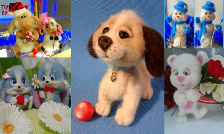 игрушки из войлока, вдохновение, авторская игрушка игрушки из войлока, вдохновение, авторская игрушка