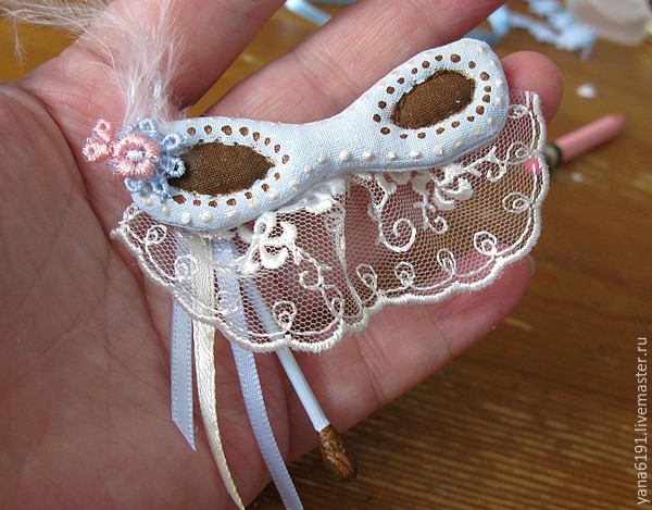 Кружевные венецианские маски своими руками