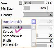 Рисование волшебной кистью rush в программе aint ool , фото № 8