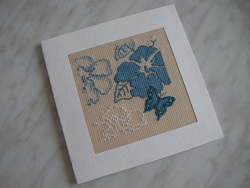 Набор для изготовления открытки с вышивкой Алиса Открытка «Совушка»
