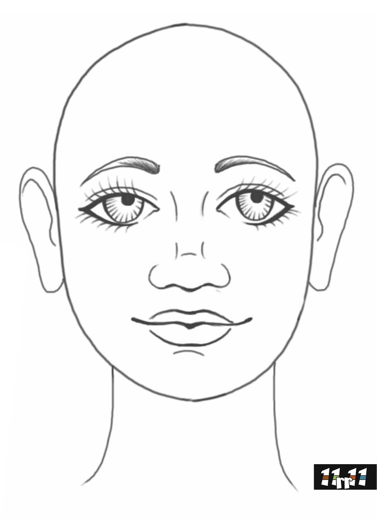 Полное руководство по рисованию лица в одном изображении