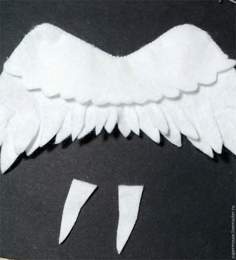 Как сделать крылья из вафельной бумаги