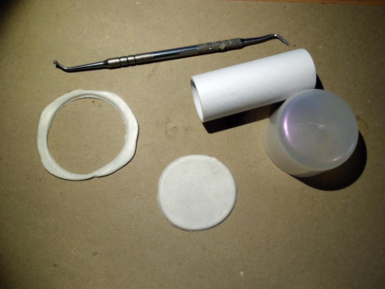 Овечка из запекаемой полимерной глины с использованием техники вязания своими руками, фото № 2