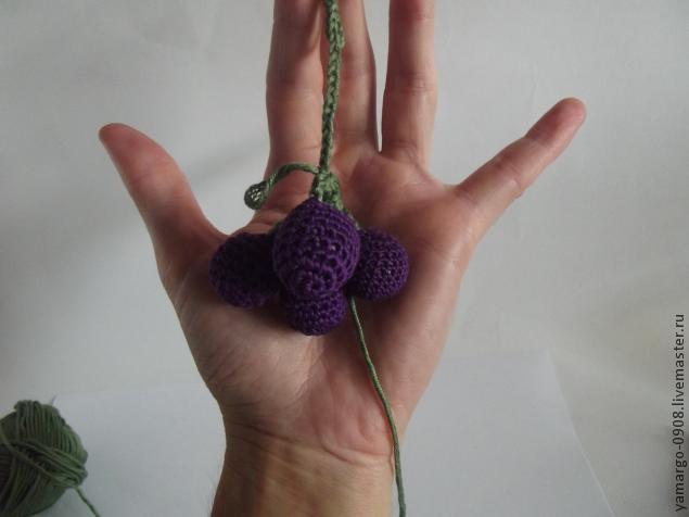 1 Шаль крючком Мастер класс Схема Виноград Crochet shawl grapes