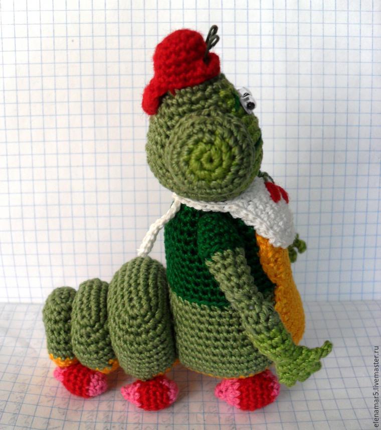 Вяжем Вупсеня и Пупсеня &8212 гусениц из «Лунтика», фото № 36