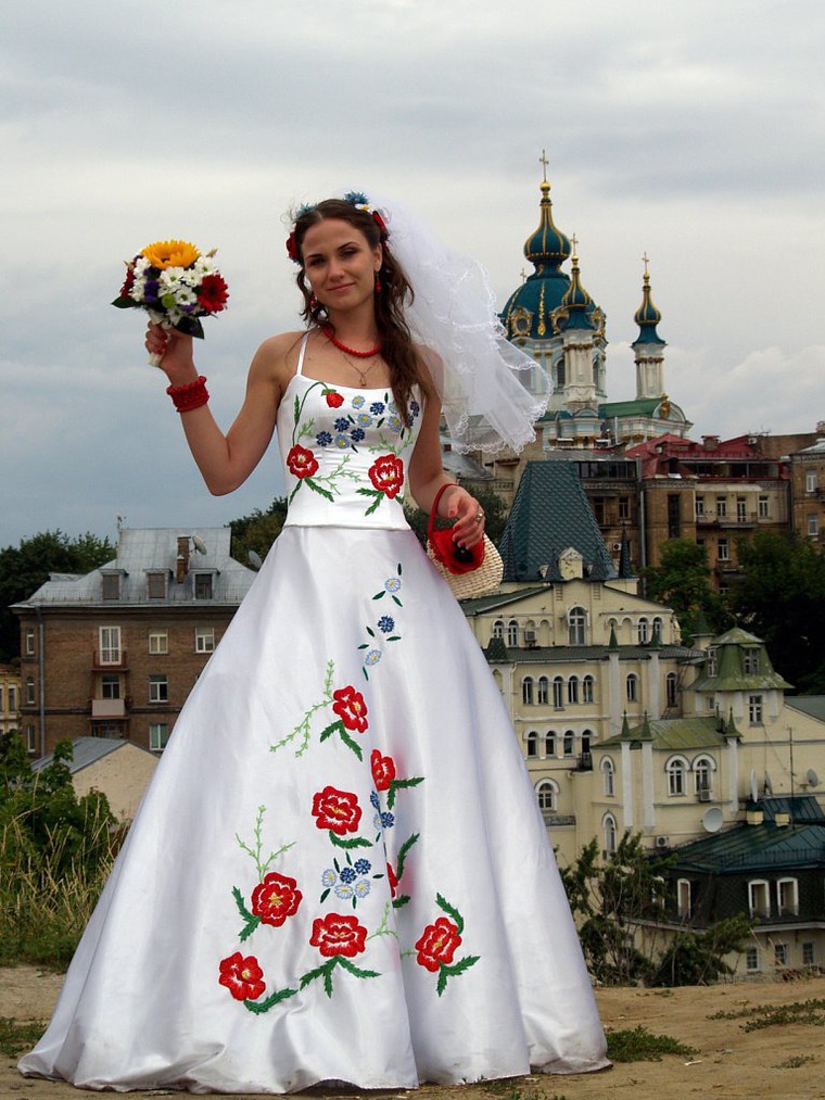 Народные свадебные платья
