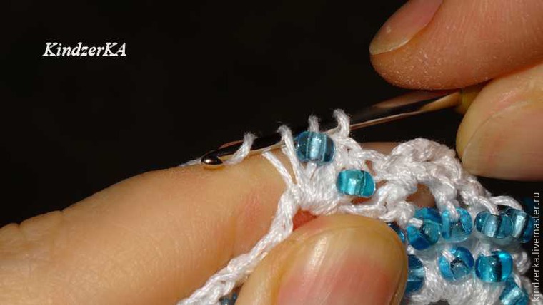 Mastering Bead Embroidery: Beads and Treble Crochet, фото № 6