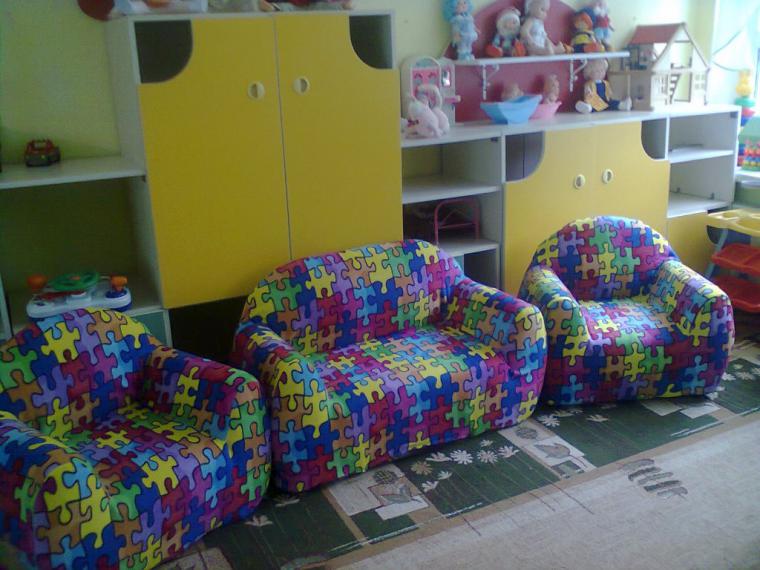 Чехол на детский диван для садика