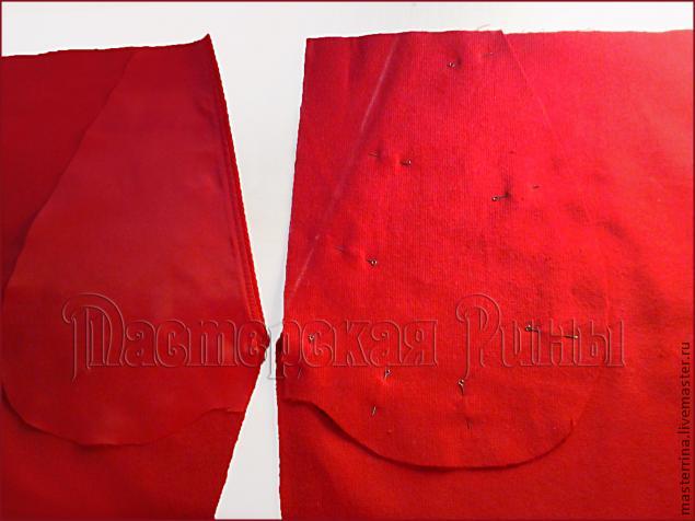 Обработка бокового кармана на брюках( юбке)