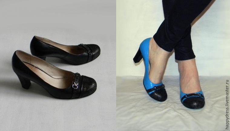 Как легко и быстро преобразить черные туфли в яркие и эффектные:Мастер-Классы в журнале Ярмарки Мастеров
