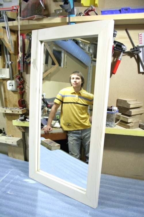 Как сделать зеркало в деревянной раме самостоятельно