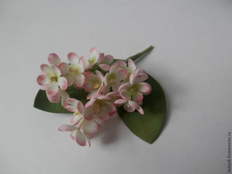 МК простейший цветок из фоамирана для резиночек